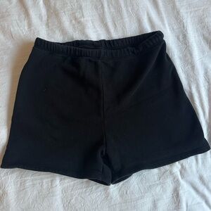 Joah Brown Black Sweat Shorts Size M